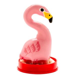 CONDOMERIE - PRÃSERVATIFS FANTAISIE PEINTS Ã LA MAIN ROSE FLAMANT